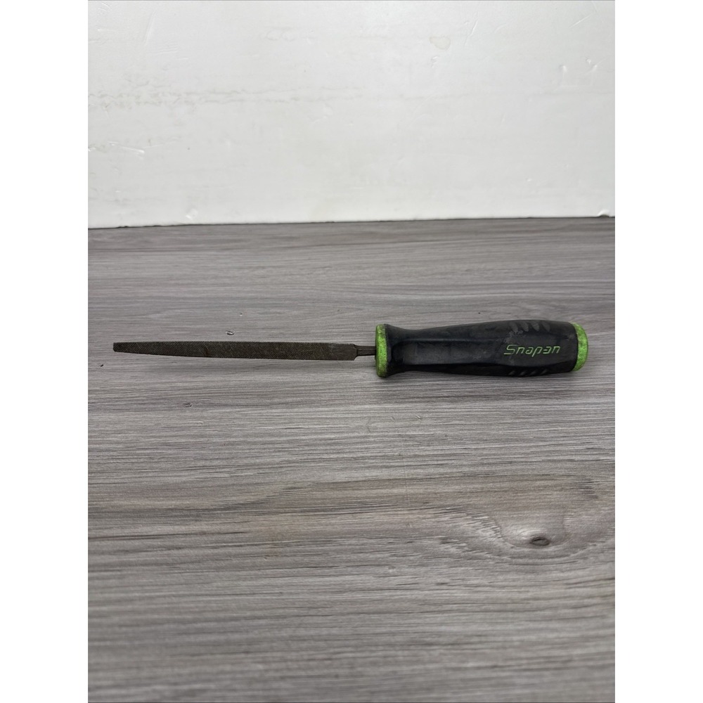 Snap On Tools Green Soft Grip Round Bastard Cut File 8" Blade‎ SGHF614 Tool